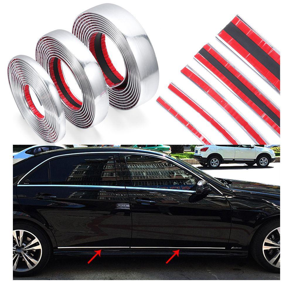 Auto Styling Anti-Kollision Außen Innen Selbstklebend Kantenschutz Aufkleber Stoßstange Dekorleiste Schutzleiste Zierband