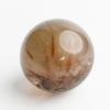 Eigado Gold Rutilated Quartz Gold Needle Good Work Power Amulet Sphere, 30mm, 38g, Quartz, Fortune, Luck, Stone,