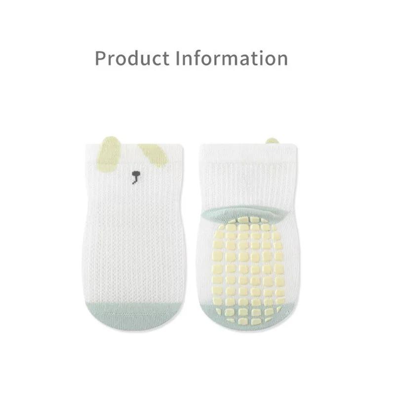 3 Paare/Lot Neue Sommer Kinder Socken Mädchen Ultra Dünne Netz Socken Cartoon Hase Hund Baby Lauflernsocken