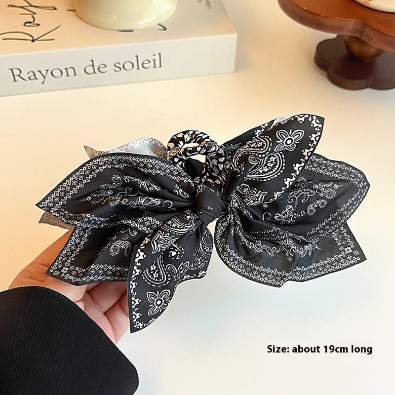 Women'S Cashew Flower Bow Hair Clip Hair Band High-End And Elegant  Headwear Accessories