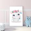 Koala Panda Waschbär Pinguin Wal Krake Robbe Nordic Poster und Drucke Wand Kunst Leinwand Malerei Wand Bilder Kinderzimmer Dekor