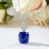 New S925 Silver Blue Sugar Tower Women's Necklace Fashionable, Light Luxury, Exquisite, High Quality Wedding Jewelry Hot Selling