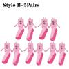 1-5Pairs Pink Bunny Magnetic Couple Socks Thin Mid Calf AutumnWinter Cute Hand Holding Anime Maternity WomenWarm Cozy Socks Gift