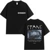 Rapper Eminem Stans Album 2025 Grafik T-Shirt Herren Hip Hop Vintage Kurzarm-T-Shirts Unisex Locker Gothic Kleidung T-Shirt