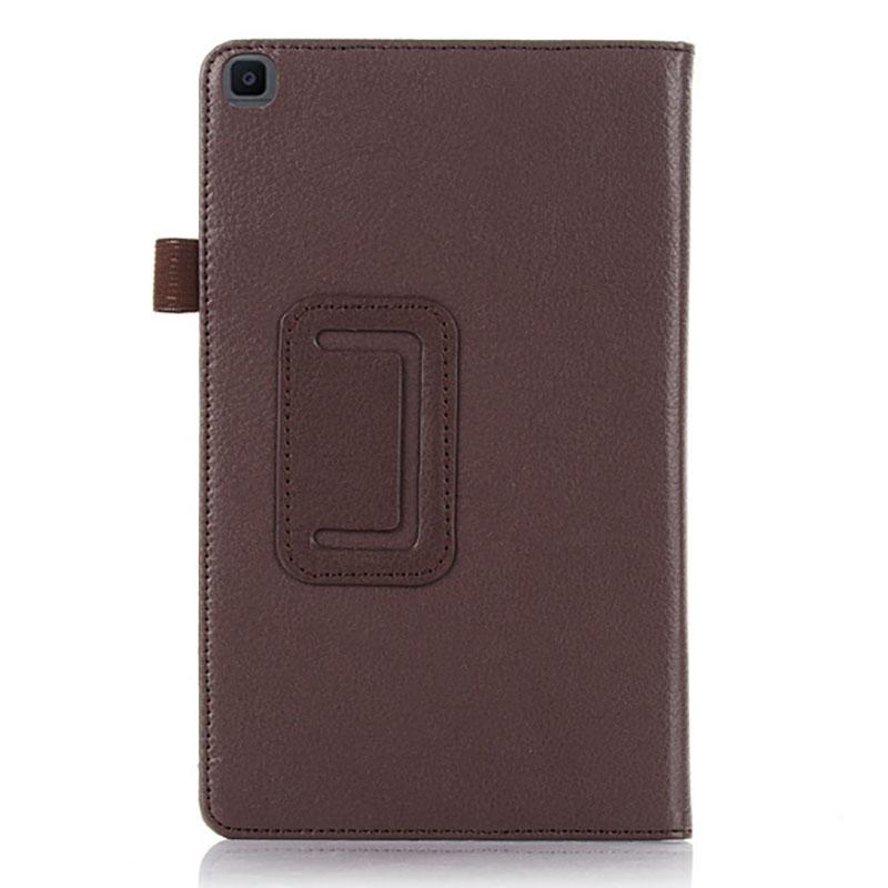 

Мягкий кожаный флип-чехол для Samsung Galaxy Tab 8, 2019, SM-T290, SM-T295, чехол-подставка для планшета Galaxy Tab A 8,0, 2019, чехол Fundas коричневый