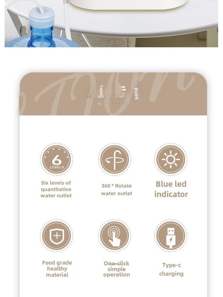 Automatic Electric Water Dispenser for Tea Ceremony and Bottled Water