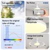 LED Ceiling Fan Light Retractable Blades Fans with Lights Remote Control APP E27 Socket Dimmable Timing 4 Speed Kitchen Bedroom