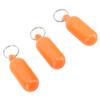 3PCS Floating Keychain Stainless Steel ABS Waterproof Key Holder Boating Key Chain for Fishing Surfing Sailing Outdoor