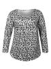 European & American Elegant Plus Size Buttoned Top for Women - Spring/Autumn Fashion