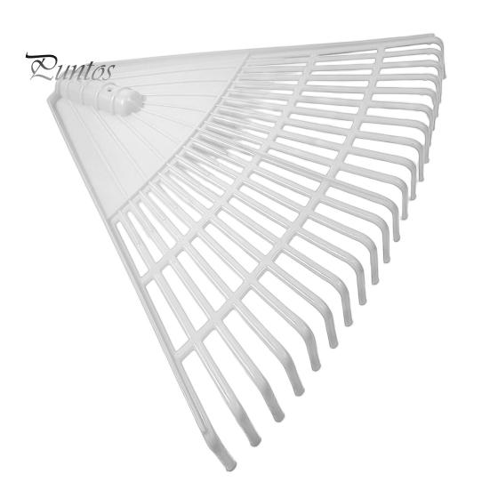 12/21 Tines Leaf Rake Tempered Plastic Rake Head Collecting Leaves Debris Garden Tool Lightweight Yard Grass Clean Tool for Gardening Camping