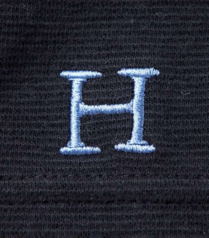 [HOLLYWOOD RANCH MARKET] Kids' Stretch French Rib Long Sleeve T-Shirt (JP, Alphabet, XL, Black)