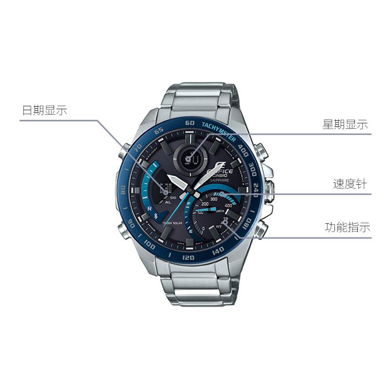 CASIO Men EDIFICE Blue Watch ECB-900YDB-1BPR
