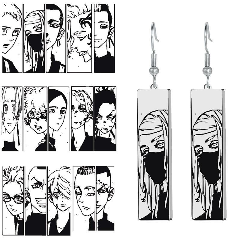 

Токио Мстители Аниме Мстители Косплей Нержавеющая сталь Болтающиеся серьги