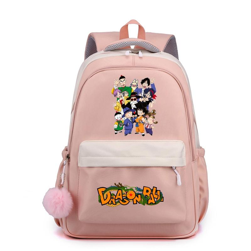 

Аніме Dragon Ball Нейлоновий солодкий м який рюкзак Back to Schoolbag для дівчинки хлопчика Щоденна книжкова сумка Чоловіки Жінки Відпочинок Дорожня сумка Mochila