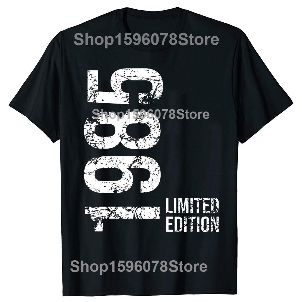 Awesome 40th 40 Years Retro Vintage 1985 Printed Birthday Gifts Man TShirts Cotton Streetwear Hip Hop Short Sleeve Women T-shirt