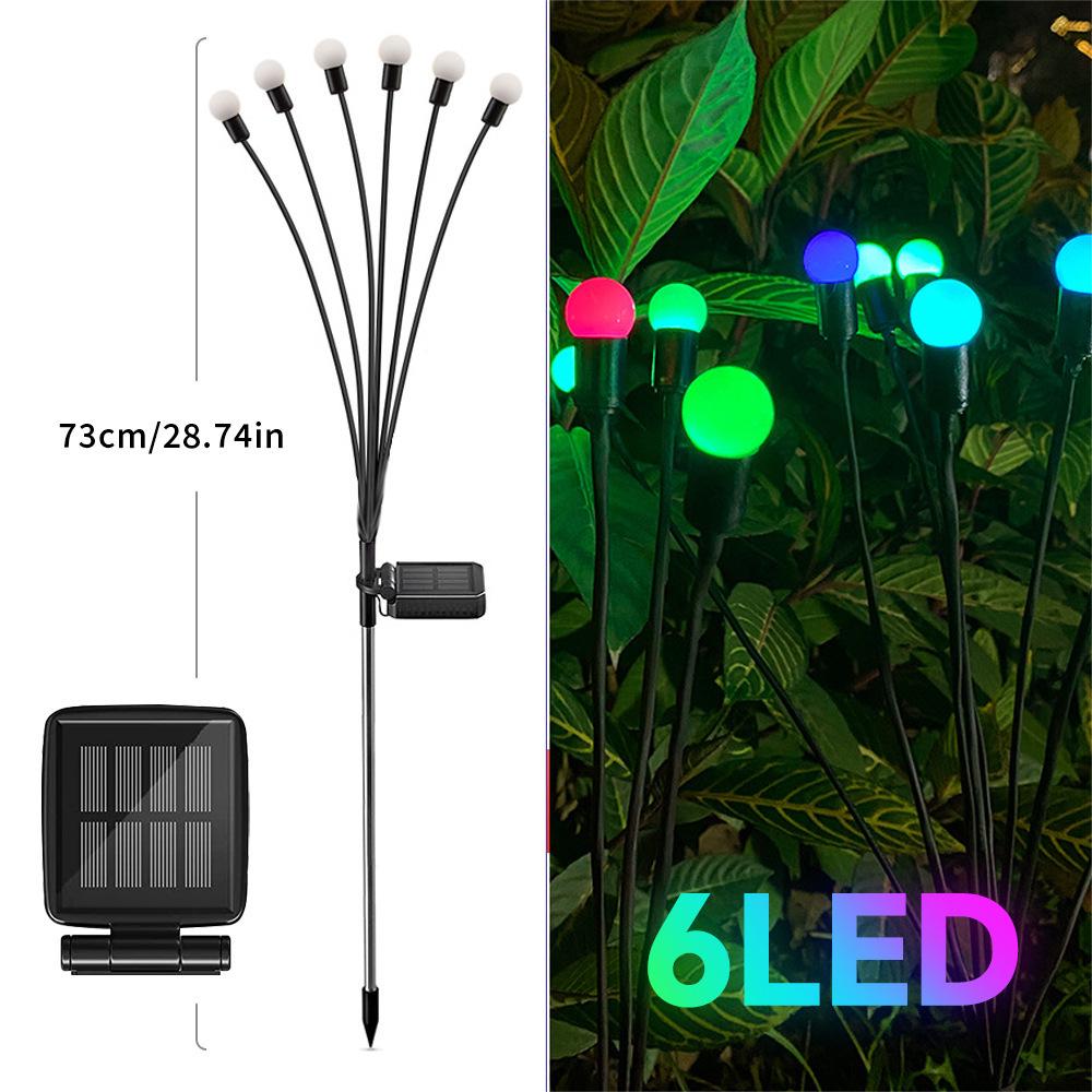 Waterproof Outdoor Solar Firefly Lights for Garden, Courtyard, and Villa Decor