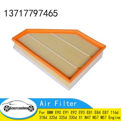 Brand New Air Filter 13717797465 For BMW E90 E91 E92 E93 E81 E84 E87 116d 318d 320d 325d 330d X1 N47 N57 M57 Engine