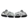 Suitable for Mercedes S-Class W221 S300/350/500/600 S65 AMG Quad Square Exhaust Tips