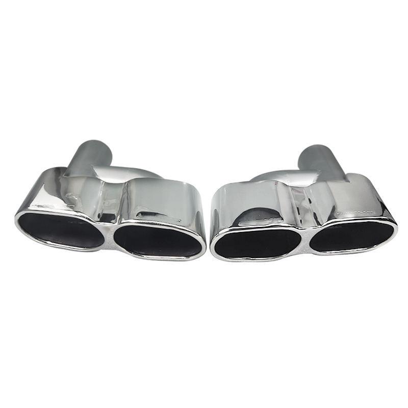 Suitable for Mercedes S-Class W221 S300/350/500/600 S65 AMG Quad Square Exhaust Tips