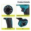 1000W Electric Turbo Jet Fan Blowers Cordless Portable Violent Hair Dryer High Power Dust Snow Leaf Cleaning Power Tool