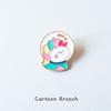Fish Fox Strawberry Enamel Pin Lovely Brooch Cartoons Badge For Bags Jeans Hoodies Denim Lapel Pin Jewelry Kids Best Gift