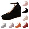 Women's Fashion Plus Size Color High Heel Shallow Mouth Single Shoes