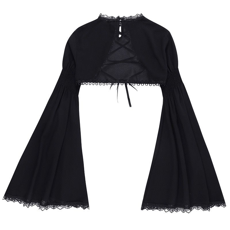 

Темное Лолита Кружево Повседневный Костюм на Хэллоуин Gothic Rose Blouse S