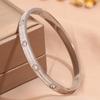Hot-selling titanium steel bracelet, girls' high-end sense of fashion, popular light luxury in Europe and the United States, Gypsy star love diamond 