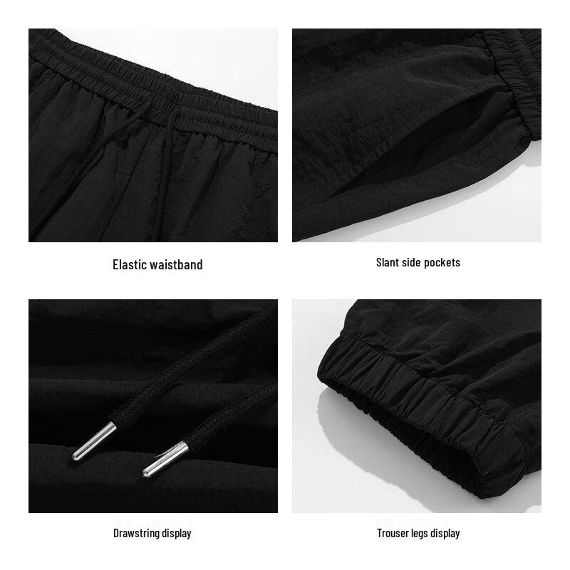 MIIOW Men's Summer Loose Fit Quick-Dry Breathable Jogger Pants