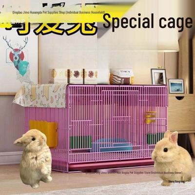 Automatic Cleaning Indoor Rabbit & Guinea Pig Cage with Nest