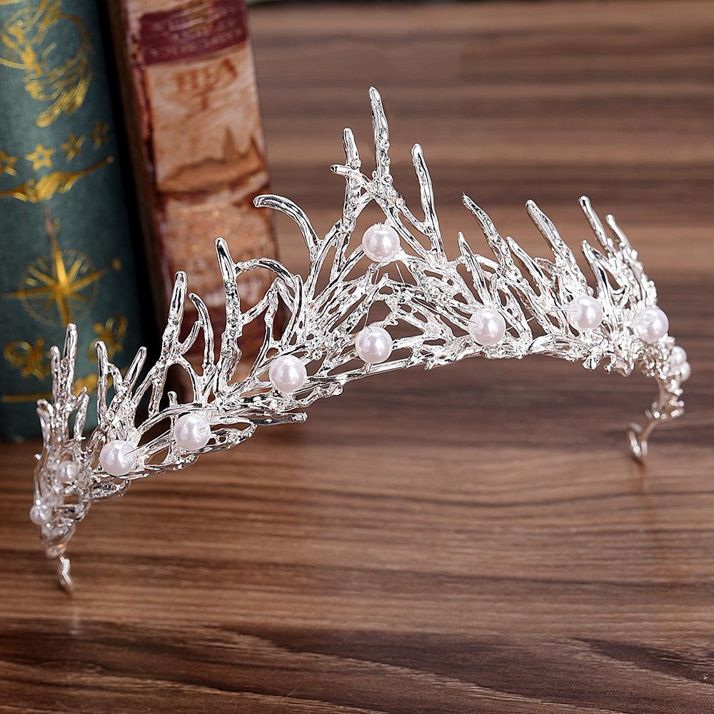 New Bridal Necklace Crown Wedding Accessories Butterfly Set Decorations Three-piece Set