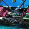 Seahorse Pneumatic Aquarium Decoration: Oxygenating Deep Sea Shipwreck Toy