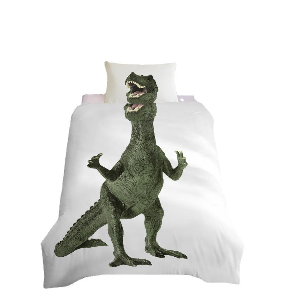 Quilt Cover Three-Piece Children'S Cartoon Bear Astronaut Digital Printing Kit Bedding