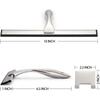 All-Purpose Shower Squeegee for Shower Doors Bathroom Window and Car Glass-Stainless Steel cleaning bathroom