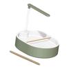 Bird Automatic Bath Shower with Wooden Perches Parrot Bathing Tub Container Cage Accessory for Cockatiel Lovebird Bird Supplies