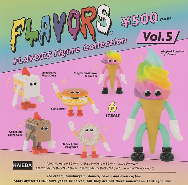 FLAVORS Figure Collection 5 Complete Set of 6 Vol.