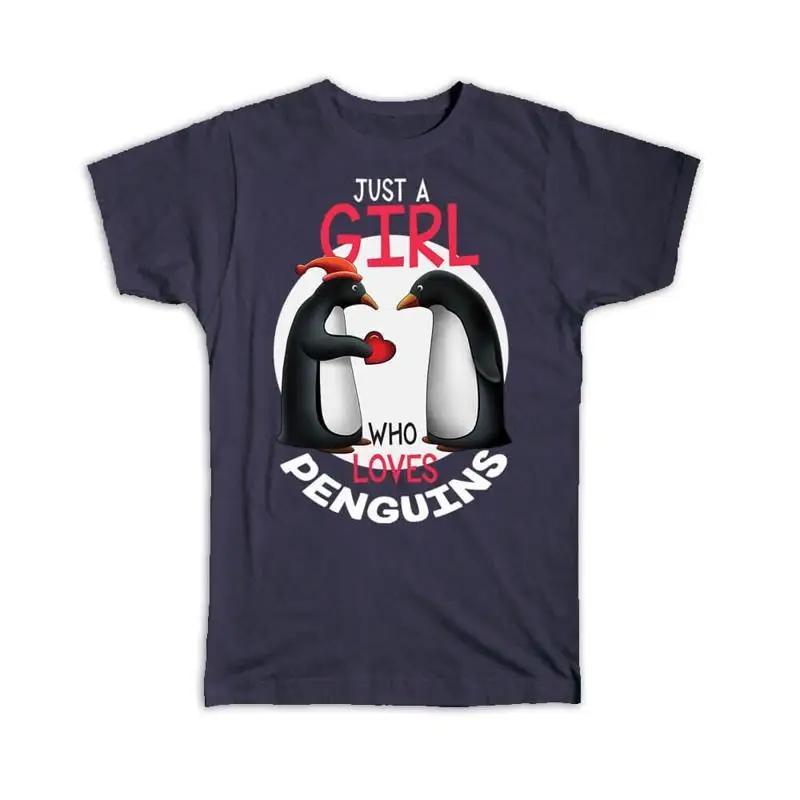 For Girl Who Loves Penguins Penguin Lover Wildlife Bird Cute Love T Shirt