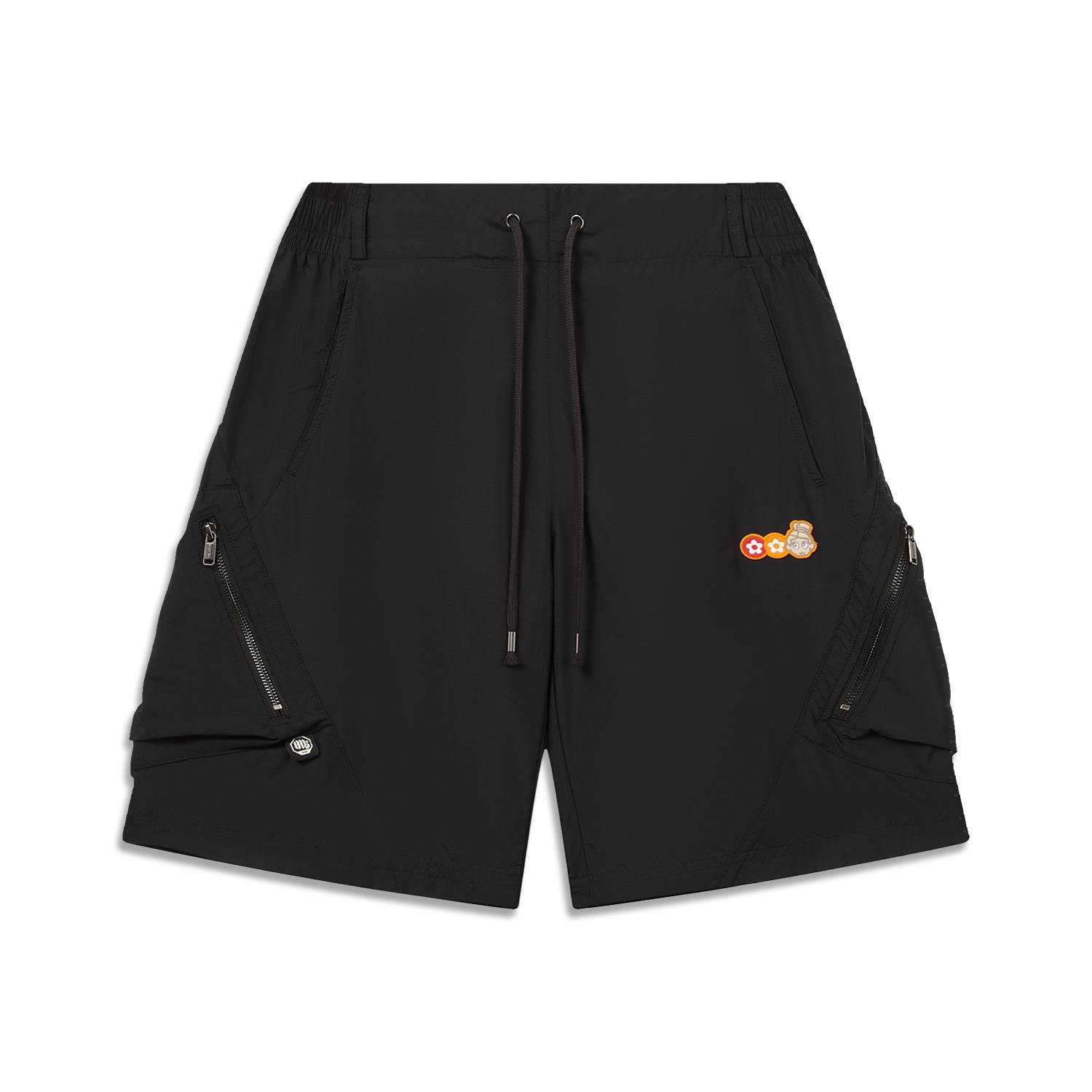 

Li Ning × Vandy Thrpink Городская Серия Чанъань Молодежь Принт Письмо Простые Повседневные Модные Шнуровка Универсальные Свободные Средняя Посадка Карго Спортивные Шорты AKSW671-3 M