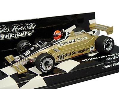 PMA Williams FW07 Penthouse 1980 Großer Preis von Italien Keegan Fertigmodell 1/43 #50 R.