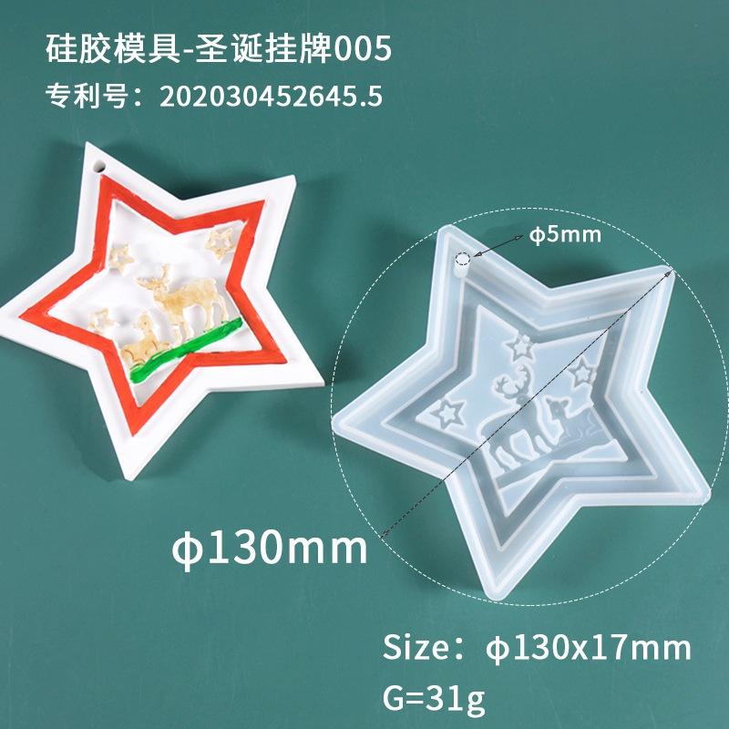 Molde de Listagem Simples Moderno Molde de Bolo Molde de Listagem de Papai Noel Molde de Silicone Ferramentas de Confeitaria para Bolos Molde