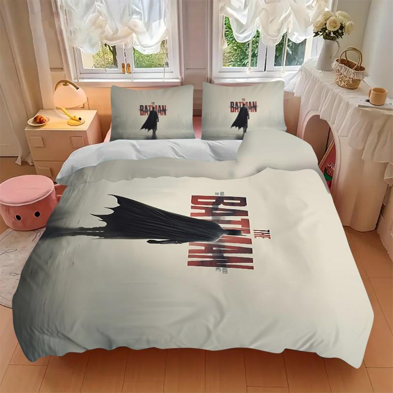 Batman Dark Knight Returns Printed 3pcs Bedding Set Soft Microfiber 1 Duvet Cover And 2 Pillowcases Home Bedroom Decor Xmas Gift K1823