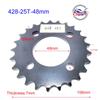 420 428 520 25T 30T 32T 33T 37T 39T 40T 48T Rear Sprocket For  ATV Quad Dirt Pit Pocket Bike Chopper