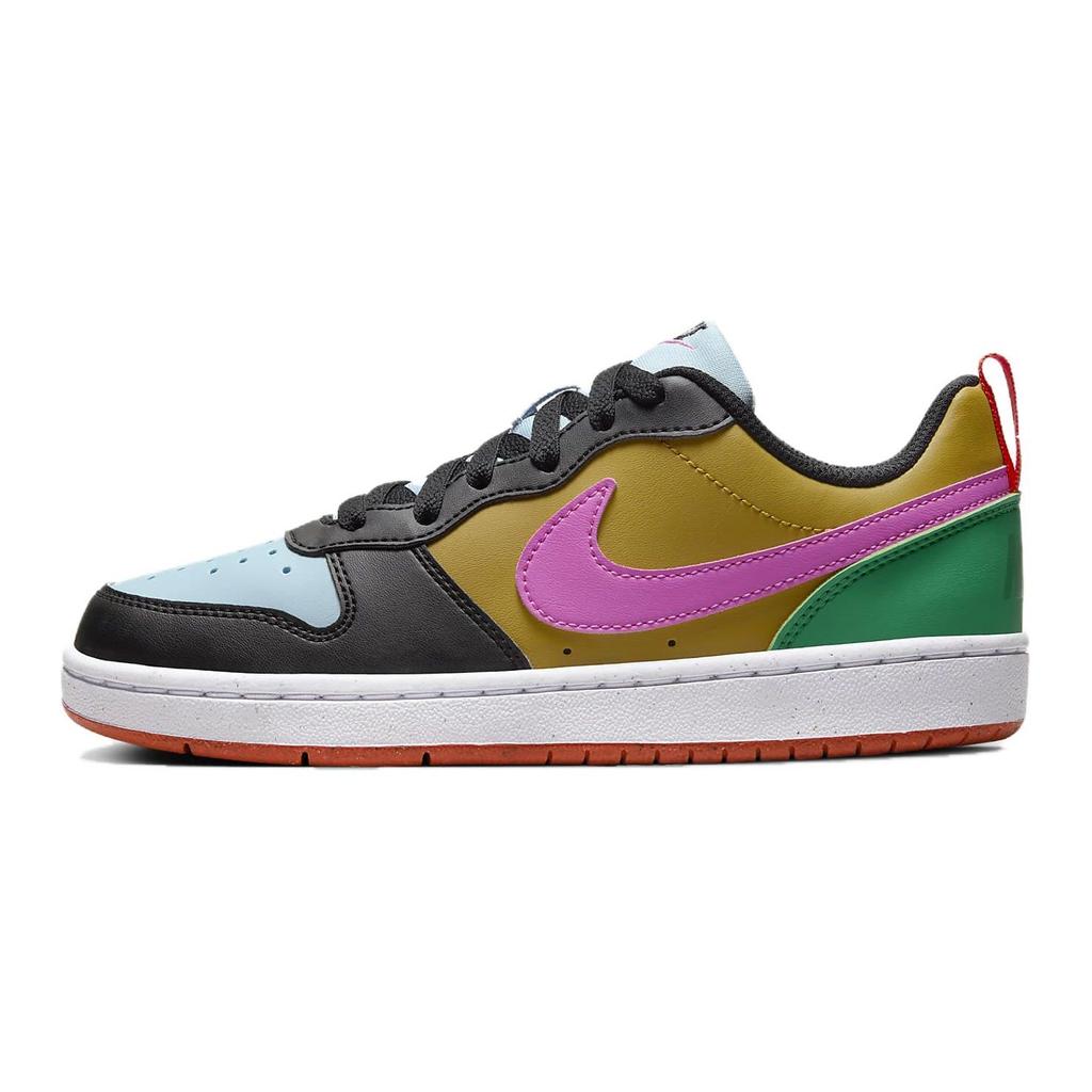 Nike Court Borough Low Recraft GS Dance Kids Sneakers Black Bronzine Light-Armory-Blue DV5456-004