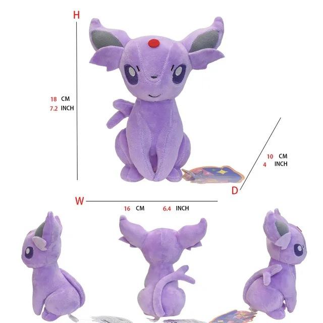 18Cm Pokemon Eeveelution Plush Toys Series 24 Styles Sstanding Sitting Posture Sofa Hug Pillow Desktop Ornament Periphery Gifts