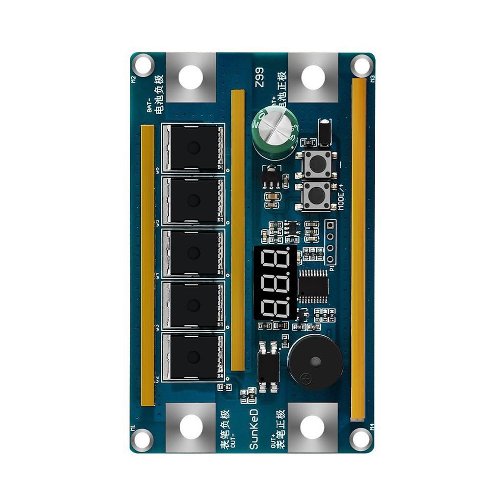 Digital Spots Welder Control Board 12V Power Adjustable 99 Gears Realtime Voltages Protective Welding Tool For Lithium Batteries Repair