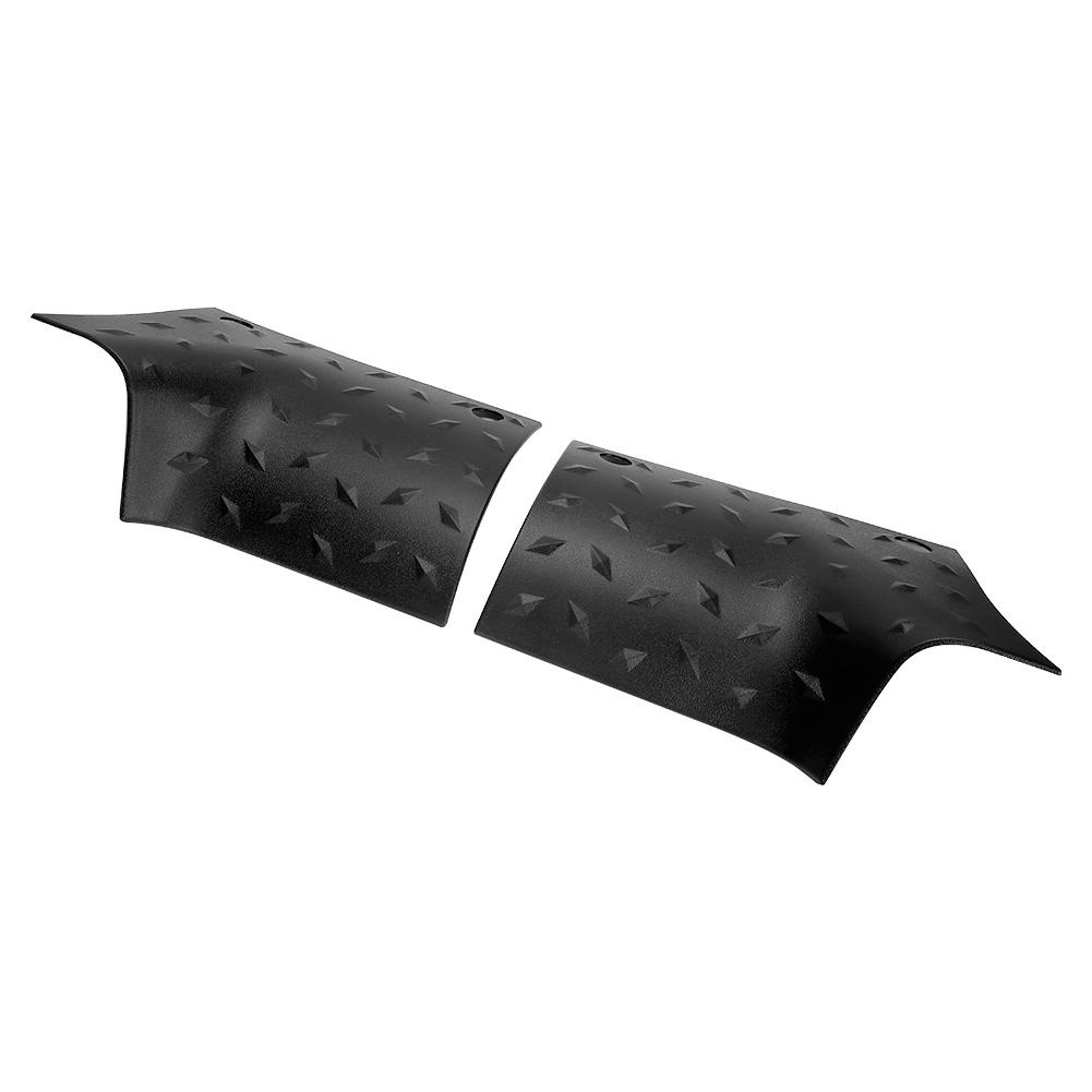 2pcs Black Engine Hood Angle Wrap Cover Auto Accessories Fit for Jeep Wrangler JL 2018 ‑ 2020