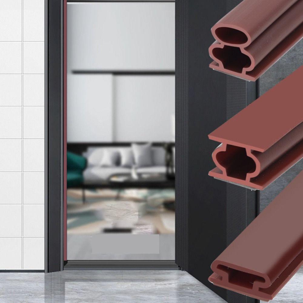 Blocking Insects Door Sound Insulation Rubber Strip Door Joint Windproof Sticker  Office