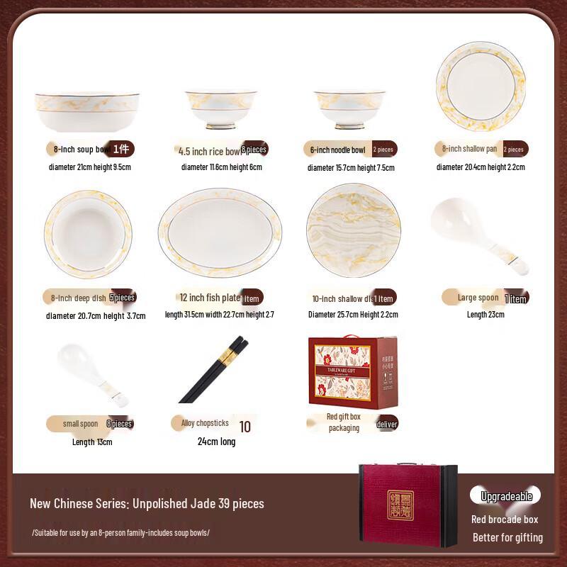 Mode Lanka Jingdezhen Ceramic Dinnerware Set