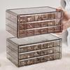 Dustproof Multi-layer Earring & Jewelry Organizer with 72 Grid Drawers