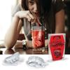 Mold for Ice Cubes and Chocolate Vampire Teeth Red